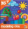 Пластилін YES "Erudite", 12 кол., 240г