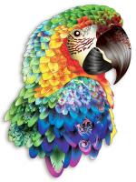 Дерев'яний пазл Папуга, головоломка для дітей та дорослих, тварини