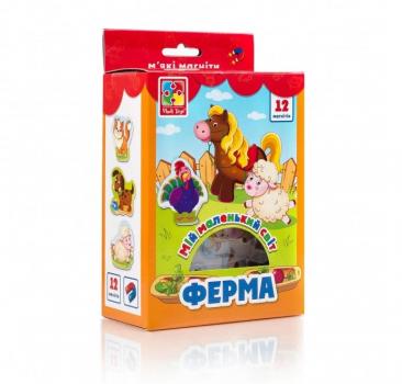 Мій маленький світ на магнітах "Ферма" Vladi Toys VT3106-09