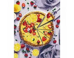 Картина за номерами КНО5594 Лимонний пиріг 40x50 см