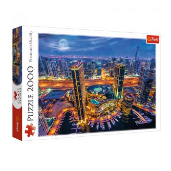 Пазл "Вогні міста Дубай, ОАЕ", 2000 елементів Trefl (27094)