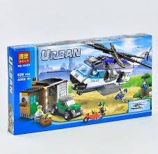  Конструктор Bela 10423 (аналог Lego City 60046) "Вертолітний патруль", 528 деталей