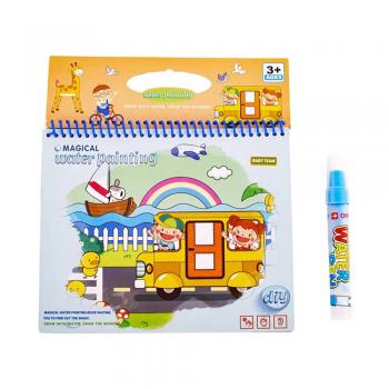 Книжка-розмальовка водяна від 3 років "Машинка" Baby Team