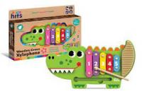 Дерев'яна іграшка Kids hits, KH20/018 крокодил дерев. ксилофон в коробці