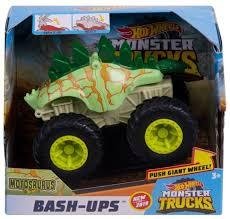 Машинка Hot Wheels Monster trucks Потужний удар Мотоящір