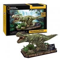 Тривимірна головоломка-конструктор CubicFun National Geographic Dino "Тиранозавр Рекс" (DS1051h)