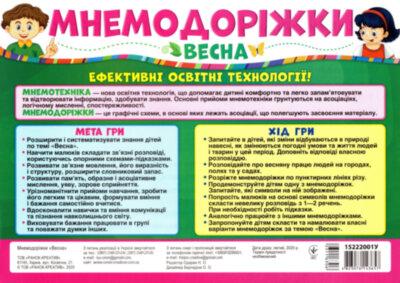 Мнемодоріжки Весна (Укр) Ранок