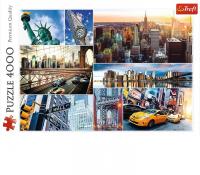 Пазл Trefl Нью-Йорк - Колаж 4000 елементів 45006