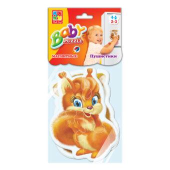 Магнітнi baby puzzle «Пухнастики»  VT3208-04