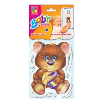 Магнітні baby puzzle «Лісові мешканці» VT3208-03