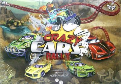 Настільна гра Danko Toys Настільна гра "Crazy Cars Rally"