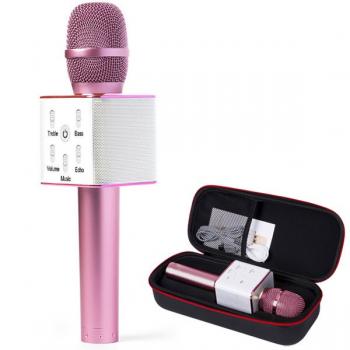 Безпровідний мікрофон для караоке Q9 Pro Pink (M1)