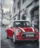 Набір для розпису по номерах. Міський пейзаж "Mini Cooper" КНО3504 40*50см