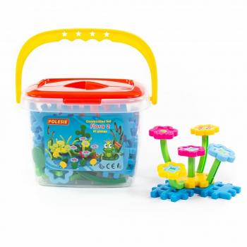 Конструктор "Флора 2" (91 елем. В відерці) 51592