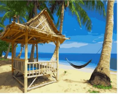Картина за номерами Brushme 40х50 Райський пляж (GX23151)