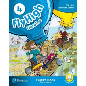 Підручник з англійської мови Fly High Ukraine 4 Pupil's Book + Audio CD