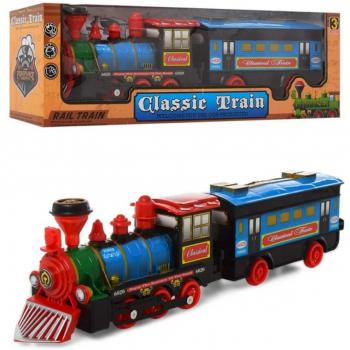  Іграшковий Поїзд з вагоном інерційний, 38 см, 837