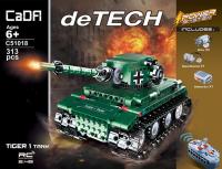 Керований по радіо Конструктор CaDa Technic Танк Tiger 313 деталей