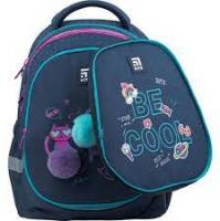 Рюкзак шкільний напівкаркасний, зі змінною панеллю Wow Cats K22-700M(2p)-1