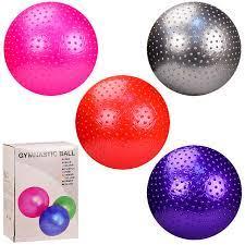 М'яч для фітнесу Gymnastic Ball червоний 75 см MiC (CO1006) 