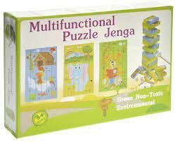 Дерев'яна джанга-пазл Multifunctional Puzzle Jenga Strateg 30980 