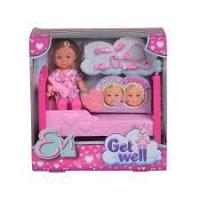 Лялька Еві "Легке одужання" зі зміною кольору, у ліжку з іграшкою та аксес., 3+ 573 3407