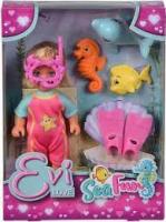 Лялька Еві "Морські розваги" з ластами та маскою, 3 тваринки, 3+ 573 3565