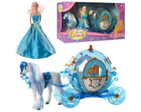 Іграшкова Карета 216а з конем і лялькою