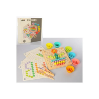 Дерев'яна іграшка пазл - мозаїка з кульками MD 2210 Fun Toys