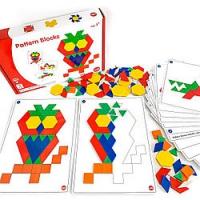 Мозаїка "Геометрик" з картками (100 елементів) EDX Education