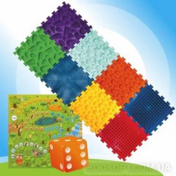 Масажний килимок Мікс Пазли 8 елементів з грою Лісові пригоди Orte