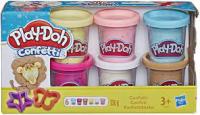Набір для творчості Hasbro Play-Doh 6 баночок з конфетті (B3423)