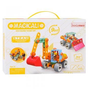 Конструктор 816J-46 будівельна техніка, 9в1, 153дет