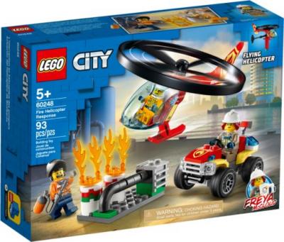 LEGO City 60248 Пожежний рятувальний вертоліт