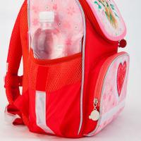 Рюкзак шкільний каркасний KITE 501 Popcorn Bear-1 PO17-501S-1 Червоний