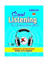 Cool listening Pre-intermediate level Аудіювання з англійскої мови(синя)