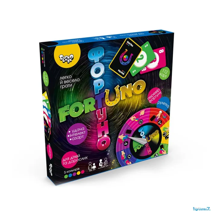 Розвиваюча настільна гра Danko Toys "ФортУно" велика (укр) UF-02-01U