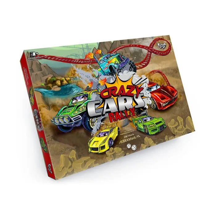 Настільна гра DTG93R "Crazy Cars Rally" DANKO