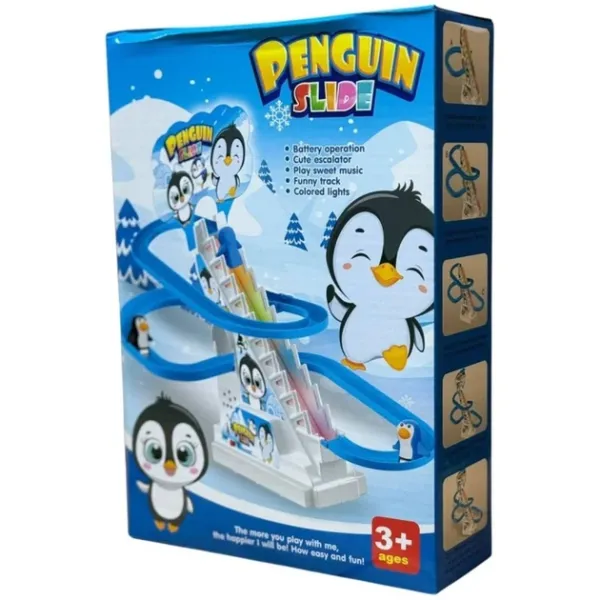 Музична іграшка-трек із гіркою Penguin slide