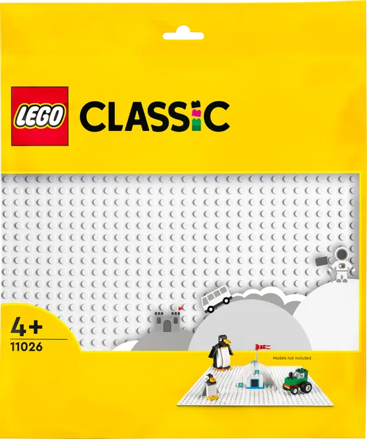 Конструктор LEGO Classic Базова пластина білого кольору 1026 CLASSIC LEGO