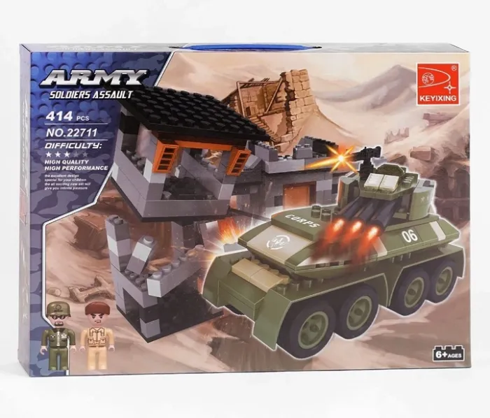 Конструктор AUSINI 22711 (12/2) "Запекла битва", 414 елементів, в коробці