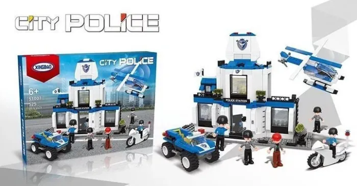 Конструктор ХВ 51007 (12)  "City Police", 518 деталей,