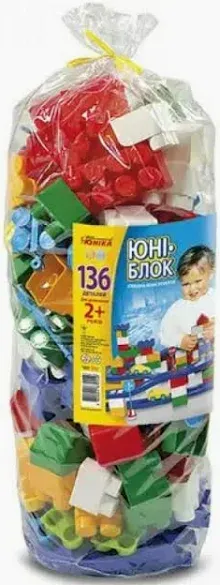Конструктор дитячий "YUNI-BLOK" 136 (коробка)