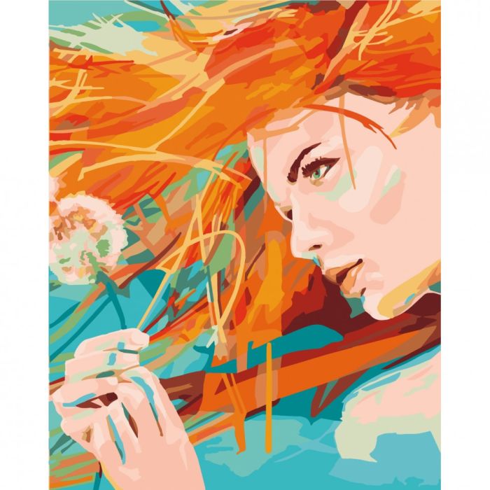 Набір для розпису по номерах ART CRAFT Сонячна дівчина 40*50 см (10281-AC)