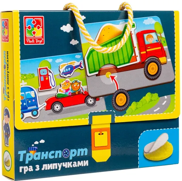 Гра з липучками Vladi Toys Транспорт (VT1302-28)