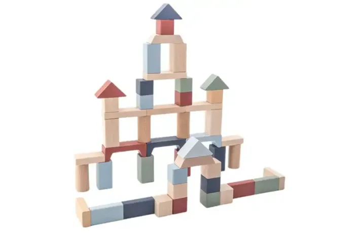 Конструктор дерев'яний 16075 Wooden blocks construction kit «Cubika 4» Cubika
