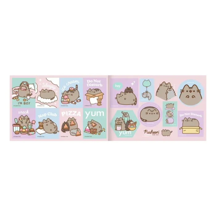Розмальовка А4 Yes "Pusheen" з наліпками та завданнями, 12 стор. 743223