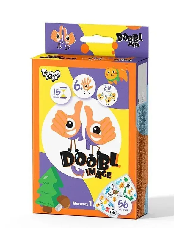 Настільна гра DBI-02-01U,02U,03U,04U "Doobl Image" міні DANKO