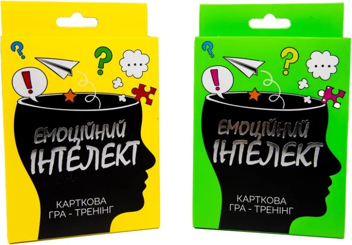 Гра - тренінг карткова, україномовна, в коробці 2х9х12 см, "Емоційний інтелект", Strateg [арт. 30237]