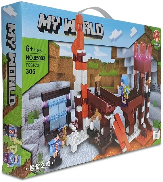 Конструктор Minecraft My World 305 деталей 85003